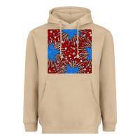 Mushroom Glitter 4th of July Seamless Pattern Heavyweight Hoodie - BundleAndBundleShop