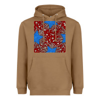 Toasted Coconut Glitter 4th of July Seamless Pattern Heavyweight Hoodie - BundleAndBundleShop
