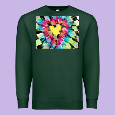 Tie Dye Hearth Shaped Race Flag Background 3200x2400 Premium Sweatshirt Designed By Adodesignshop