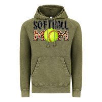 Vintage Olive softball mom Vintage Hoodie - AdoDesignShop