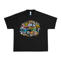 Black vintage truck western Urban Heavy Tee - Zillion Design Studio
