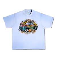 Grape Ice vintage truck western Urban Heavy Tee - Zillion Design Studio