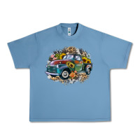 Pebble Blue vintage truck western Urban Heavy Tee - Zillion Design Studio