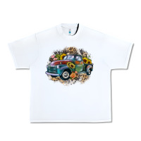 Vintage Truck Western Urban Heavy Tee | Teevron