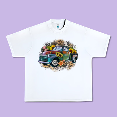 Vintage Truck Western Urban Heavy Tee Designed By Zillion Design Studio