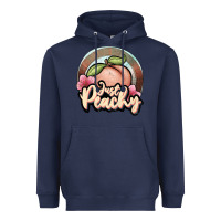 Navy just peachy Heavyweight Hoodie - JahusDesignShop