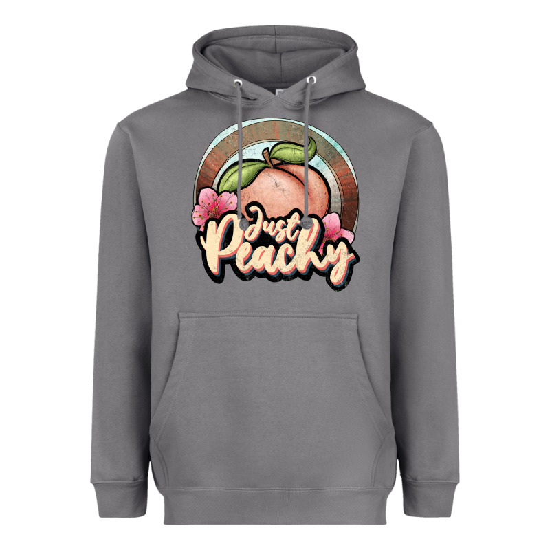 Just Peachy Heavyweight Hoodie by JahusDesignShop | Teevron