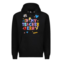 Black in my teacher era Premium Hoodie - MaliasSmallBusiness