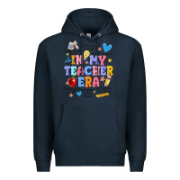 Navy in my teacher era Premium Hoodie - MaliasSmallBusiness