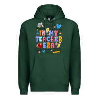 Sports Green in my teacher era Premium Hoodie - MaliasSmallBusiness