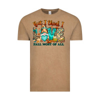 But I Think I Love Fall Most Of All Gnome Vintage Tee | Teevron