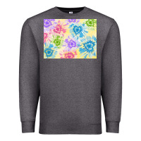Charcoal Heather tie dye heart shaped background 3200x2400 Premium Sweatshirt - AdoDesignShop