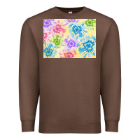 Chestnut tie dye heart shaped background 3200x2400 Premium Sweatshirt - AdoDesignShop