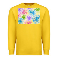 Lemon tie dye heart shaped background 3200x2400 Premium Sweatshirt - AdoDesignShop