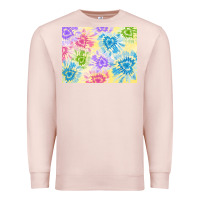 Pale Pink tie dye heart shaped background 3200x2400 Premium Sweatshirt - AdoDesignShop
