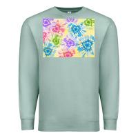Seafoam tie dye heart shaped background 3200x2400 Premium Sweatshirt - AdoDesignShop