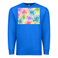 True Royal tie dye heart shaped background 3200x2400 Premium Sweatshirt - AdoDesignShop