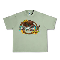Oil Green punchy Urban Heavy Tee - Zillion Design Studio