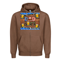 Chestnut dad life with beers Zipper Hoodie - HRA Design Shop