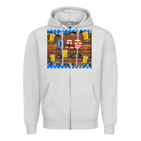 Dove Grey dad life with beers Zipper Hoodie - HRA Design Shop