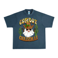 Midnight Navy cowboy christmas santa Urban Heavy Tee - BarkalooDesign