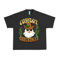 Pigment Black cowboy christmas santa Urban Heavy Tee - BarkalooDesign