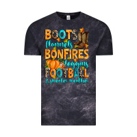 Cloud Black Boots flannels bonfires leggins American Football Vintage Tee - RanaPortraitStore