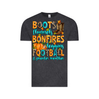Vintage Black Boots flannels bonfires leggins American Football Vintage Tee - RanaPortraitStore