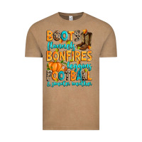 Vintage Coffee Boots flannels bonfires leggins American Football Vintage Tee - RanaPortraitStore