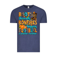 Vintage Denim Boots flannels bonfires leggins American Football Vintage Tee - RanaPortraitStore