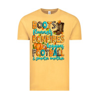 Vintage Mustard Boots flannels bonfires leggins American Football Vintage Tee - RanaPortraitStore