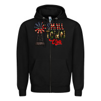 Black small town usa Zipper Hoodie - CowhideDigitalArt