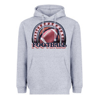 Heather Grey football rainbow Heavyweight Hoodie - JahusDesignShop