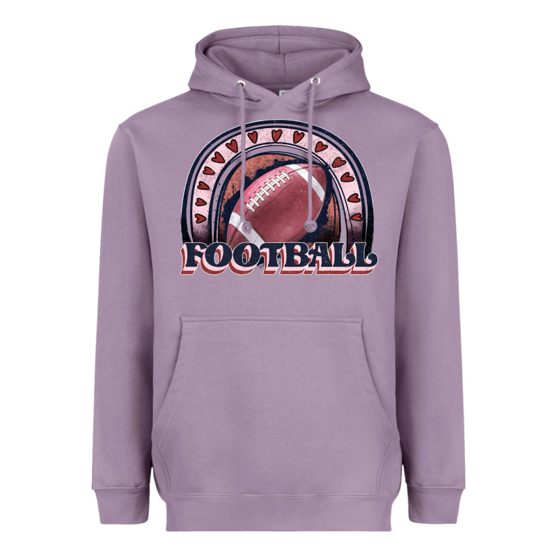 Football Rainbow Heavyweight Hoodie by JahusDesignShop | Teevron