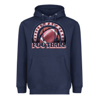 Navy football rainbow Heavyweight Hoodie - JahusDesignShop