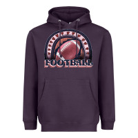 Plum football rainbow Heavyweight Hoodie - JahusDesignShop