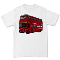 White double decker bus Premium Tee - Artiststas