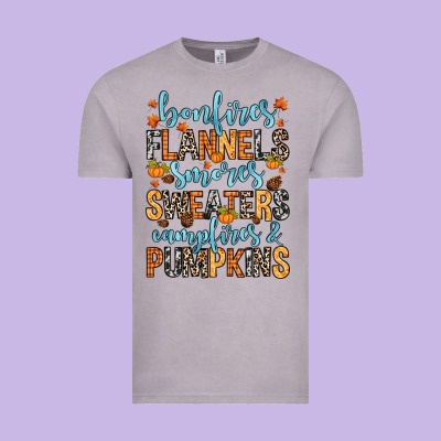 Vintage Tee Bonfires flannels