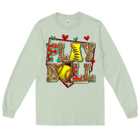 Matcha play ball softball Long Sleeve Tee - Zillion Design Studio