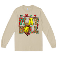 Mushroom play ball softball Long Sleeve Tee - Zillion Design Studio