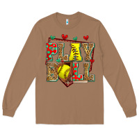 Toasted Coconut play ball softball Long Sleeve Tee - Zillion Design Studio