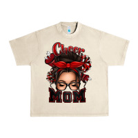 Sandshell cheer mom messy bun Urban Heavy Tee - texasbilliewilder
