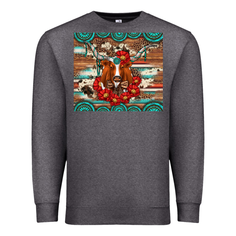 Longhorn With Gemstone Premium Sweatshirt by Artiststas | Teevron