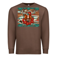 Chestnut longhorn with gemstone Premium Sweatshirt - Artiststas