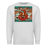Dove Grey longhorn with gemstone Premium Sweatshirt - Artiststas