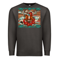 Smoke longhorn with gemstone Premium Sweatshirt - Artiststas