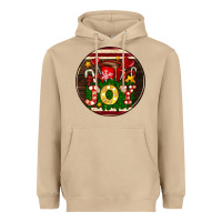 Mushroom Christmas joy and hot chocolate Heavyweight Hoodie - AdoDesignShop