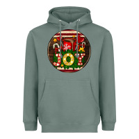 Sage Christmas joy and hot chocolate Heavyweight Hoodie - AdoDesignShop