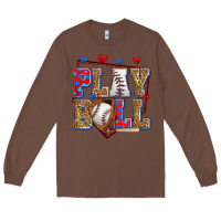 Chestnut play ball baseball Long Sleeve Tee - Zillion Design Studio