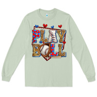 Matcha play ball baseball Long Sleeve Tee - Zillion Design Studio